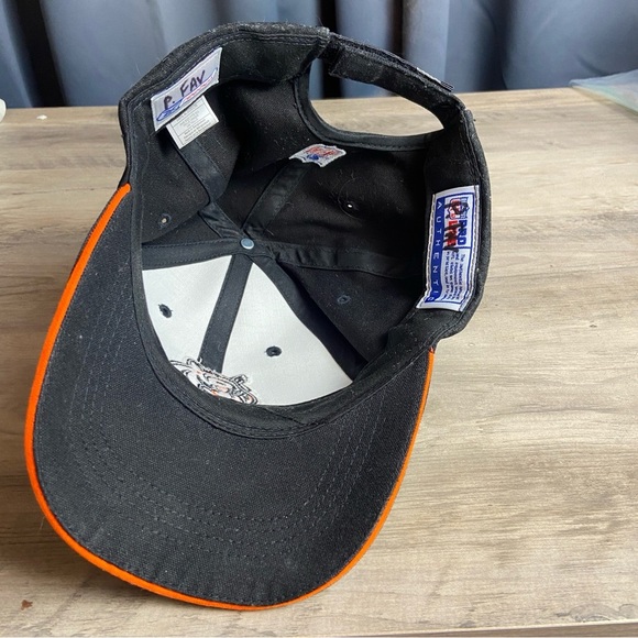 Cincinnati Bengals Logo Reebok NFL Authentic Blue Hat Cap Adj - Picture 5 of 7